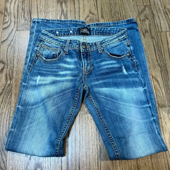 Rerock for Express Bootcut Jeans 2Regular - Picture 7 of 15
